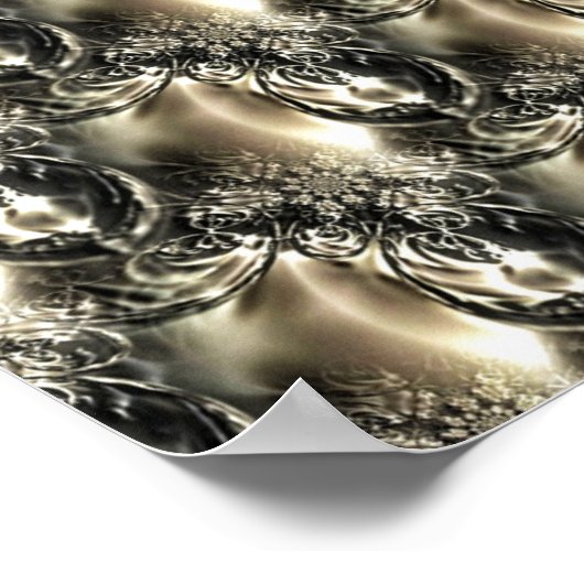 Poster Perles dorées (Coin)