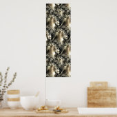 Poster Perles dorées (Cuisine)