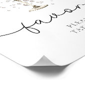 Poster Perles élégantes et poursuites Fête des mariées Fa (Coin)