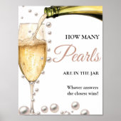Poster Perles et Fête des mariées de poursuites Combien d (Devant)