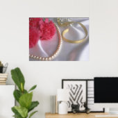 Poster Perles et oeillets de la vaisselle (Bureau à domicile)