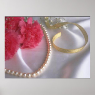 Poster Perles et oeillets par tdgallery
