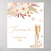 Poster Perles et poursuites Faveurs florales (Devant)
