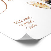 Poster Perles et poursuites Fête des mariées favorise (Coin)