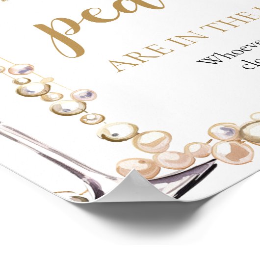 Poster Perles et Procuco Devinez combien de perles jeu (Coin)