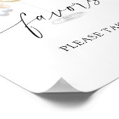 Poster Perles perles - faveurs nuptiales s'il vous plaît  (Coin)