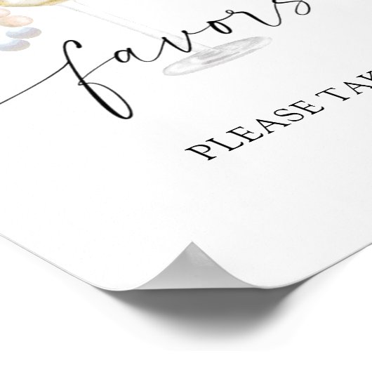 Poster Perles perles - faveurs nuptiales s'il vous plaît  (Coin)