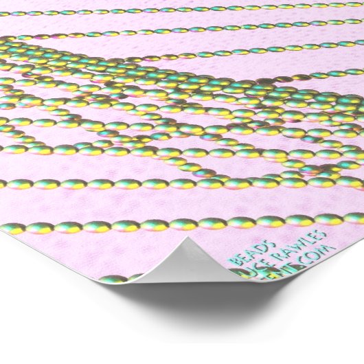 Poster Perles spirales (Coin)