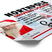 Poster Permis de conduire du Père Noël (Coin)