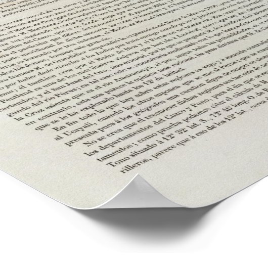 Poster Pérou 28 (Coin)