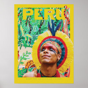Poster Pérou Amazon Rainforest