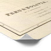 Poster Pérou et Bolivie (Coin)