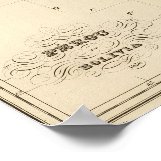 Poster Pérou et Bolivie 4 (Coin)