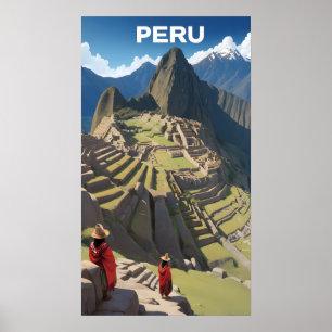 Poster Pérou Machu Picchu