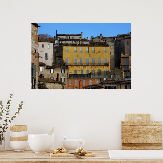 Poster Pérouse, Italie (Cuisine)