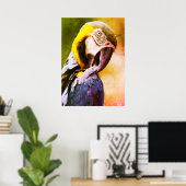 Poster Perroquet (Bureau à domicile)