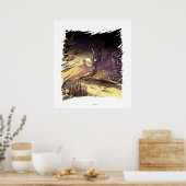 Poster Perroquet africain dans la savane (Cuisine)