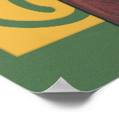 Poster Perroquet Art Nouveau (Coin)