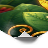 Poster Perroquet coloré Imaginaire (Coin)