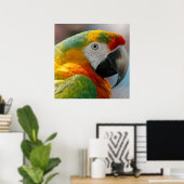 Poster Perroquet de Macaw Tropical (Bureau à domicile)