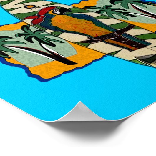 Poster Perroquet de pirates (Coin)