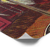 Poster Perroquet d'Halloween et Citrouille (Coin)