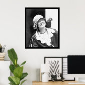 Poster Perroquet et joyeuse dame 1924 (Bureau à domicile)