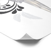 Poster Perroquet indien blanc (Coin)