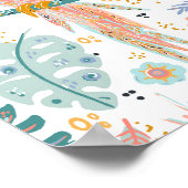 Poster Perroquet tropical coloré (Coin)