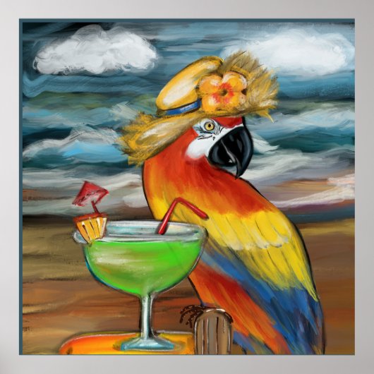 Poster Perroquets de fête                (Devant)