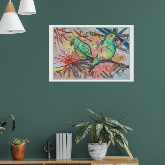Poster Perroquets Tropicaux (Salon 1)