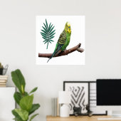 Poster Perruche (Bureau à domicile)