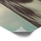 Poster Perruche calopsitte avec chapeau d'anniversaire su (Coin)