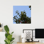 Poster Perruche verte (Bureau à domicile)