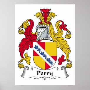 Poster Perry Family Crest
