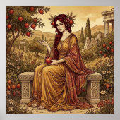 Poster Perséphone Mythologie grecque (Devant)
