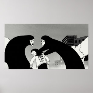 Poster Persépolis Punk n'est pas mort
