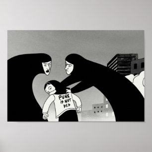 Poster Persépolis Punk n'est pas mort