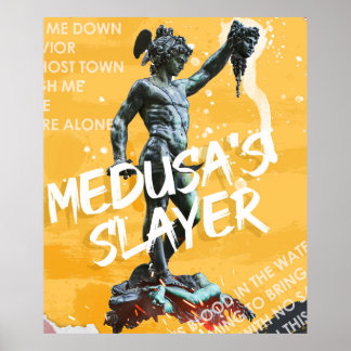 Poster Perseus décapite le Gorgon Medusa