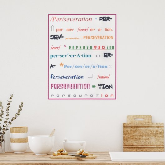 Poster Persévérance (Cuisine)
