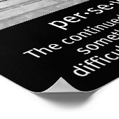 Poster Persévérance du conducteur de bord (Coin)