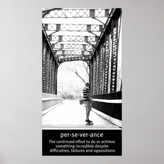 Poster Persévérance du longboard (Devant)