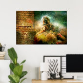 Poster Persévérer (Bureau à domicile)