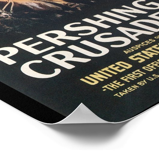 Poster Pershing Croisés Seconde Guerre mondiale (Coin)