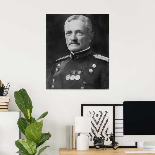 Poster Pershing général (Bureau à domicile)