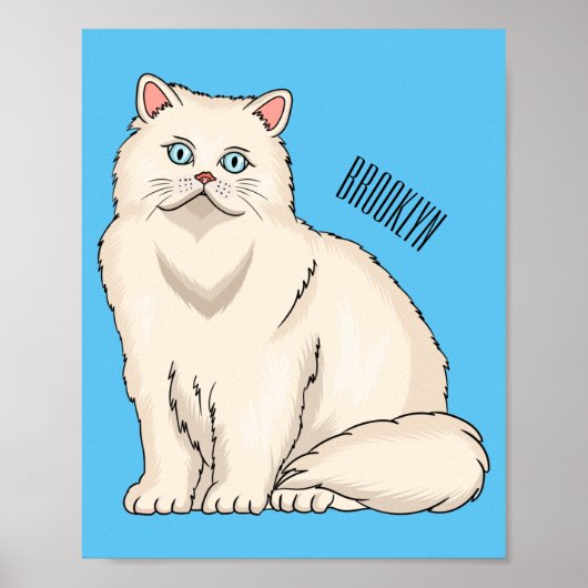 Poster Persian cat (Devant)