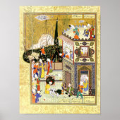 Poster Persian Miniature: The Old Rogue Learns His Lesson (Devant)