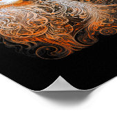 Poster Persiens orange Chat Long Cheveux mignon Kitten Lo (Coin)