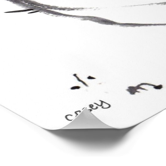 Poster Persimmon et Branches Art Print (Coin)