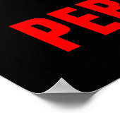 Poster Persistance à courir entraînement fitness Motivati (Coin)